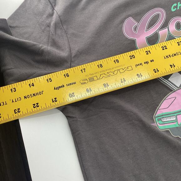 Chevrolet Corvette Girl’s Long Sleeve T Shirt Gray Pink Green Size 2XL 16/18 125 - Picture 4 of 7